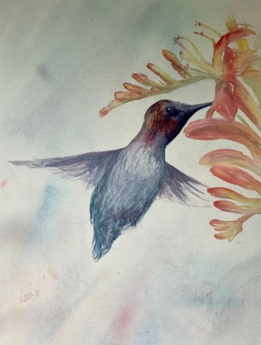 A little bit of sparkle (Available- with mounting and backing board)