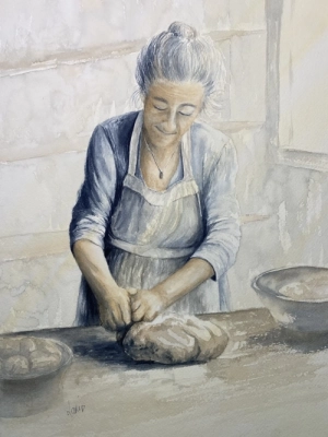 Memories of a grandmother's kitchen (Available - Framed)