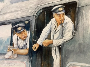 Waiting for green (Sold)